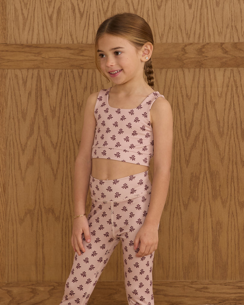 BASIC LEGGING || BLUSH FLEUR