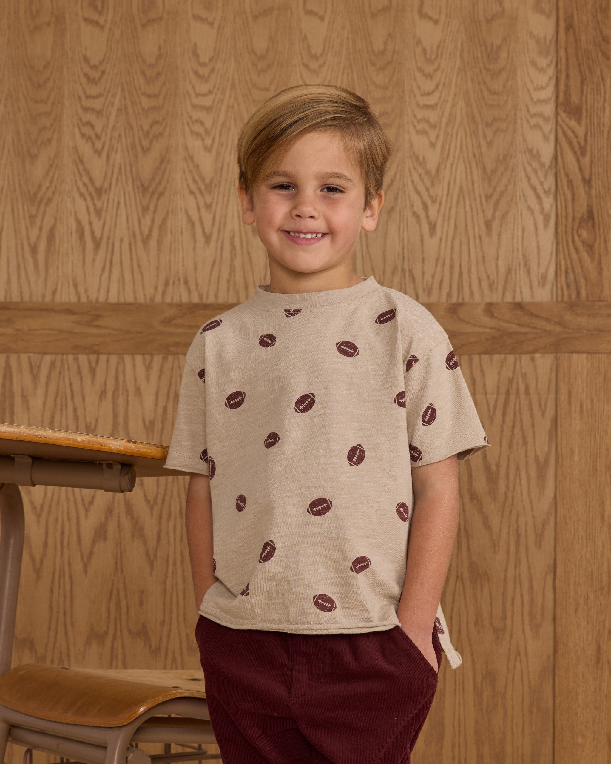 RAW EDGE TEE || FOOTBALLS