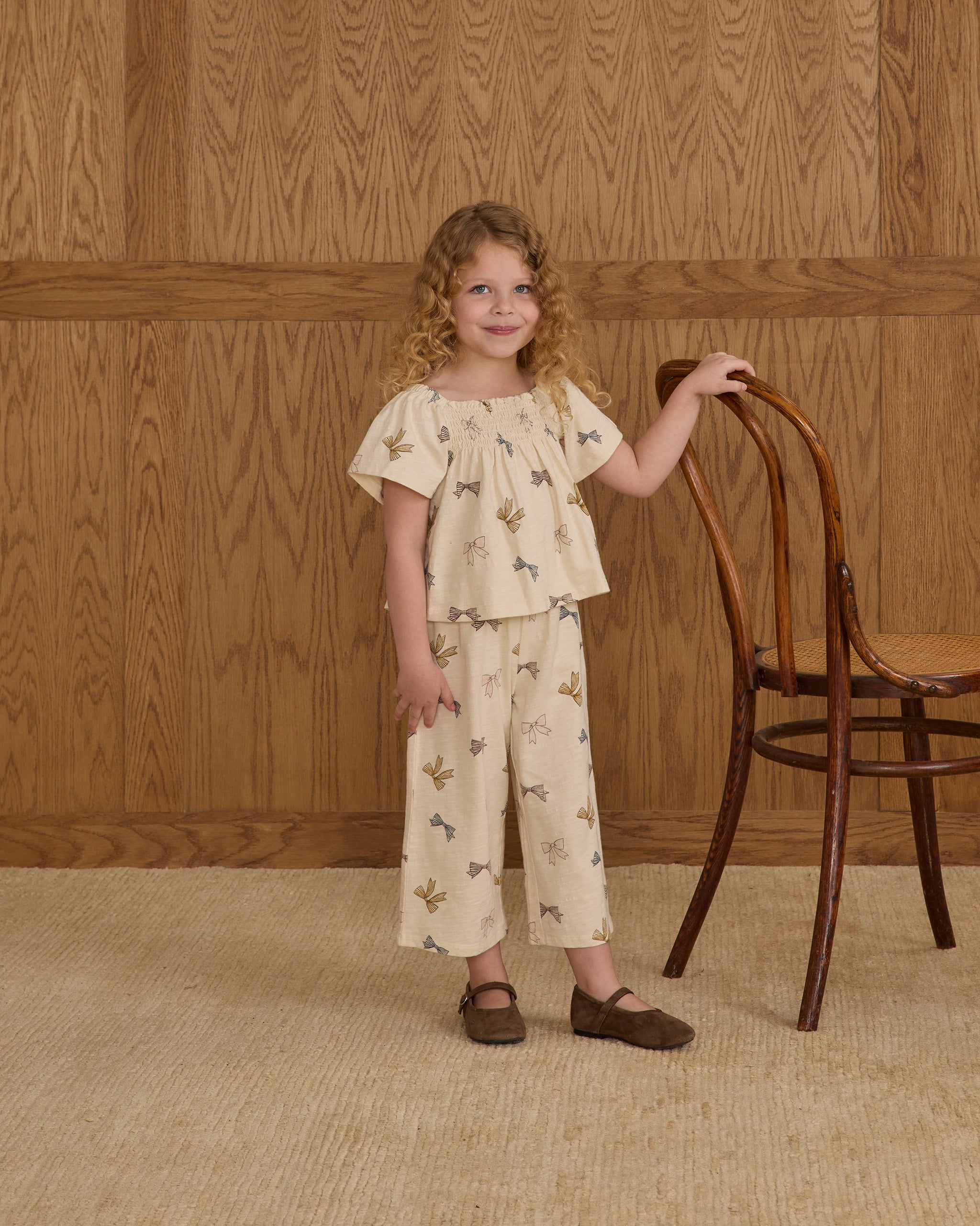 WIDE LEG PANT || BOWS