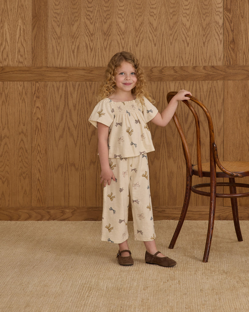WIDE LEG PANT || BOWS
