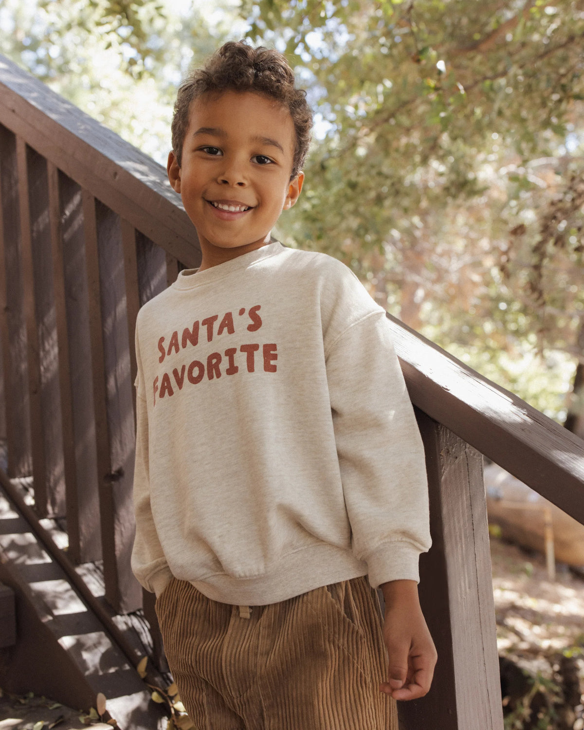 RELAXED SWEATSHIRT SANTA'S FAVORITE
