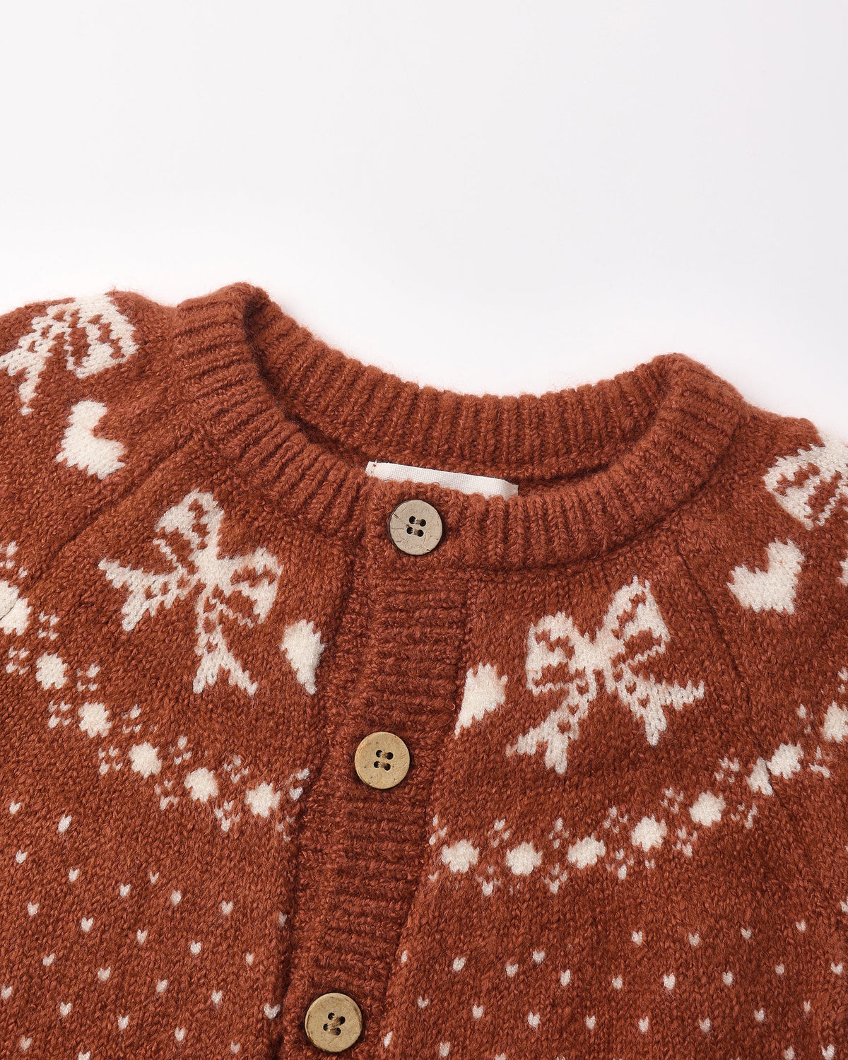 FAIR ISLE ROMPER RUBY