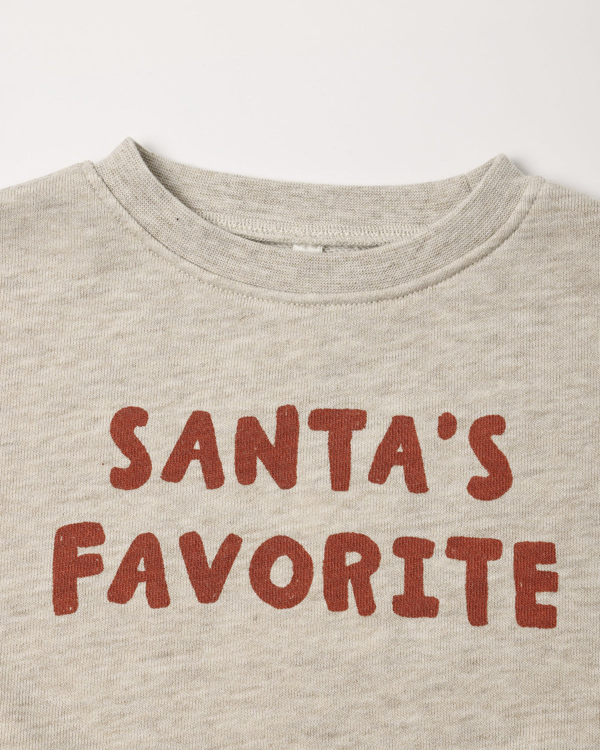 RELAXED SWEATSHIRT SANTA'S FAVORITE