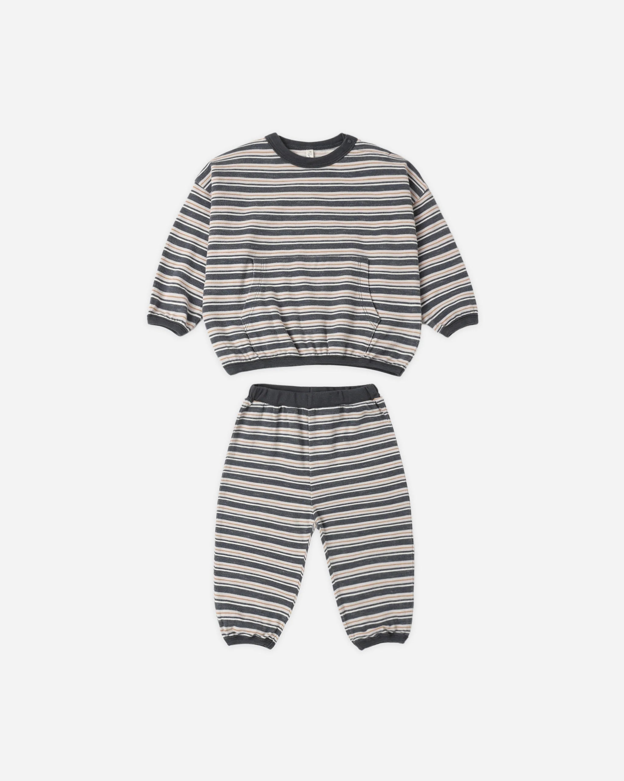 RELAXED SET BLUE STRIPE