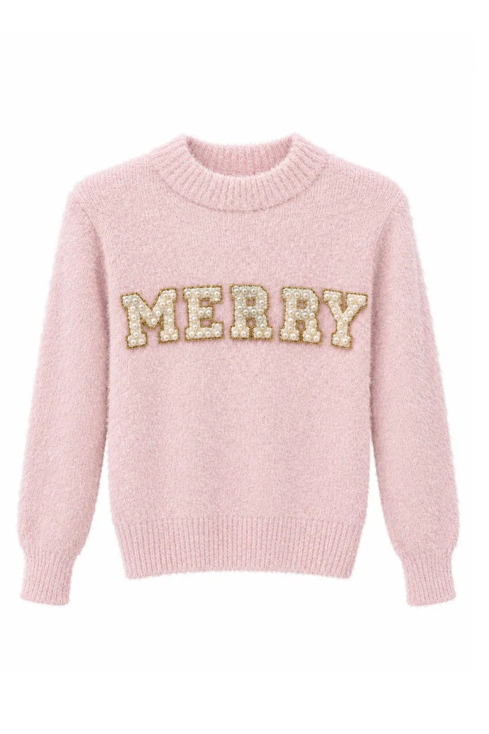 Pink Merry Pearl Sweatshirt