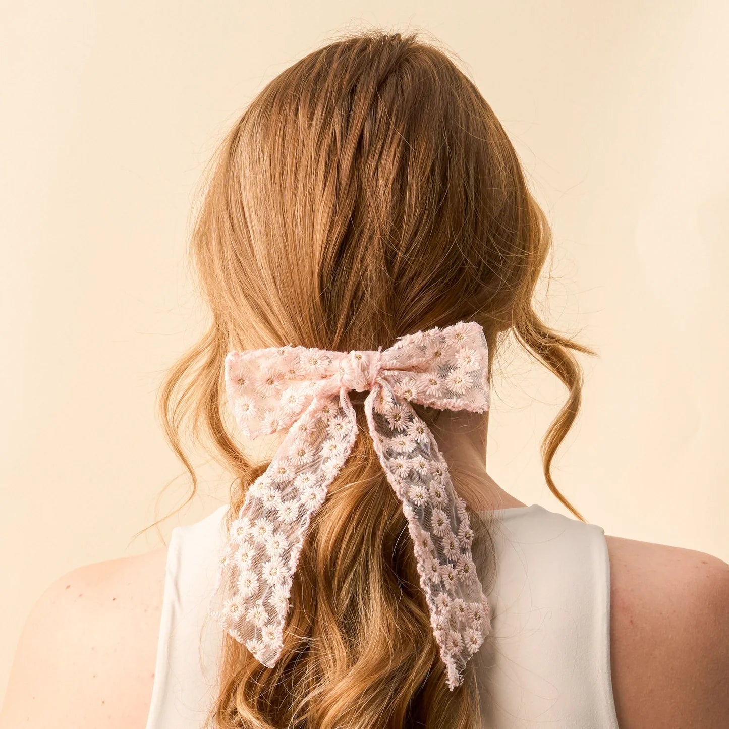 Ditzy Daisy Blush Hair Bow