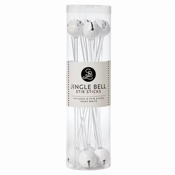 Jingle Bell Sticks White