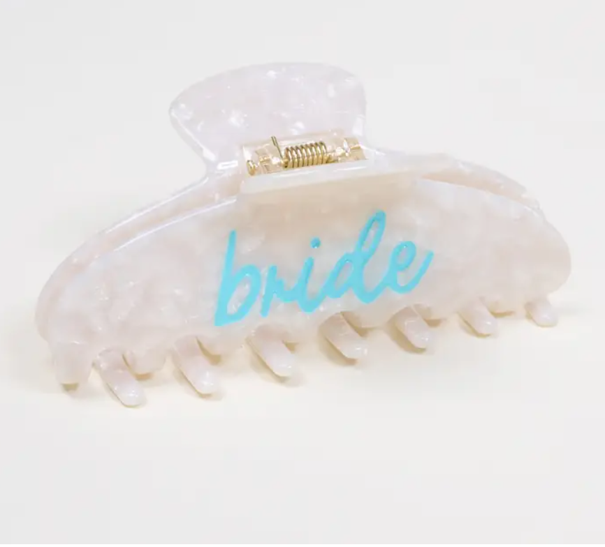 Word Up Claw Clip Bridal