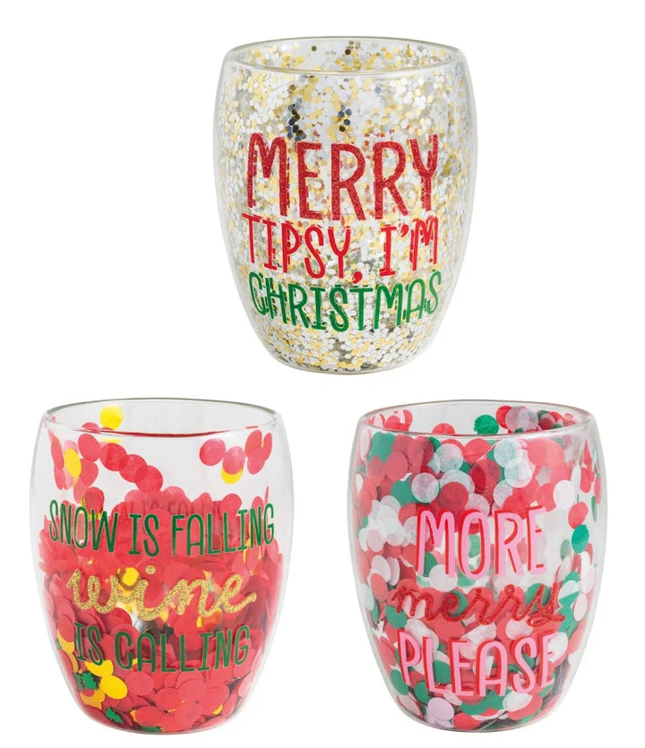 Confetti Wine Glass