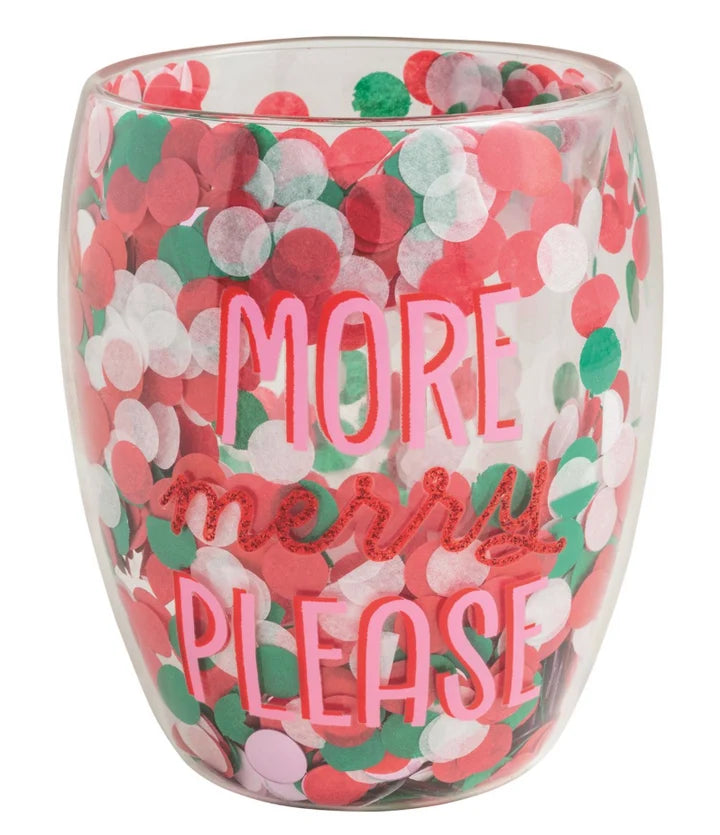 Confetti Wine Glass
