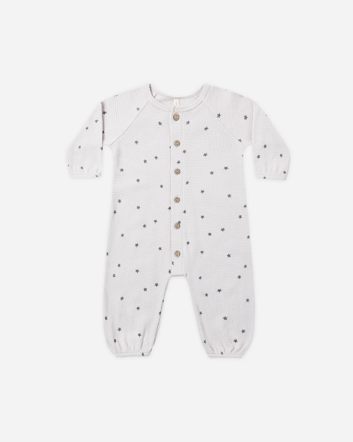 WAFFLE LONG SLEEVE JUMPSUIT STARS