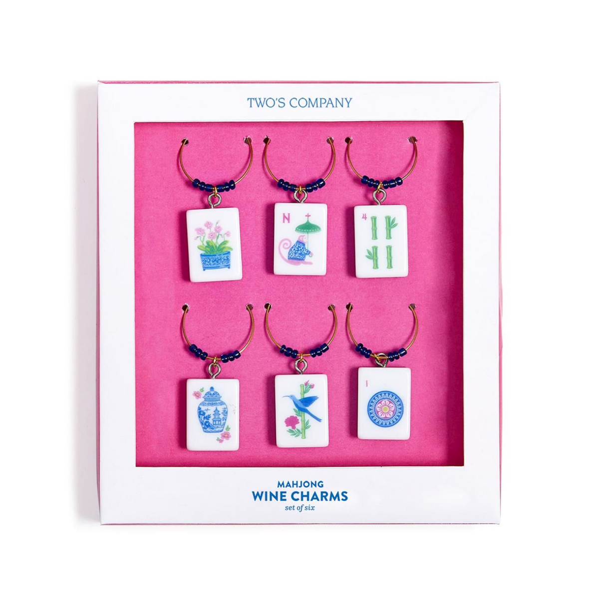 Mahjonh Wine Charms
