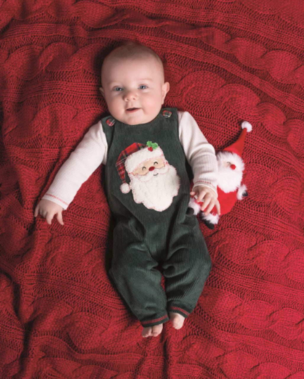 SANTA GREEN CORD LONGALL SET