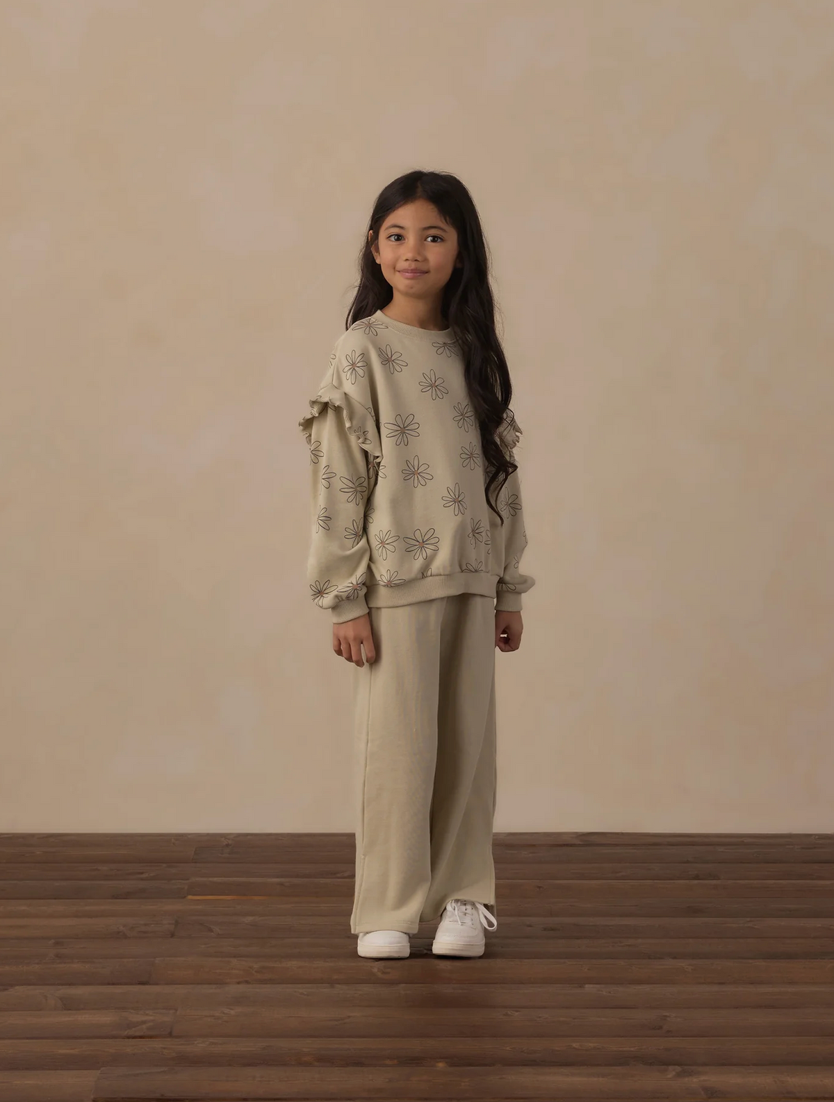 RUFFLE SWEATSHIRT BIG DAISY