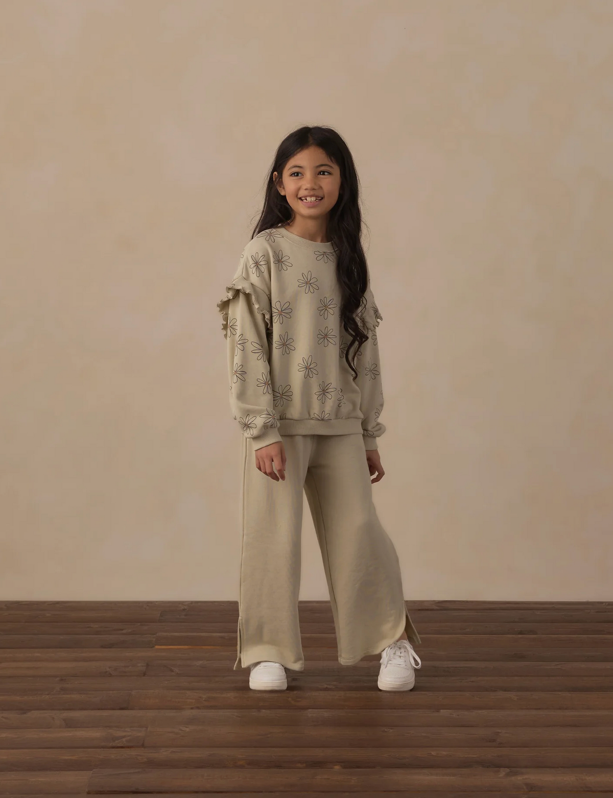 RUFFLE SWEATSHIRT BIG DAISY