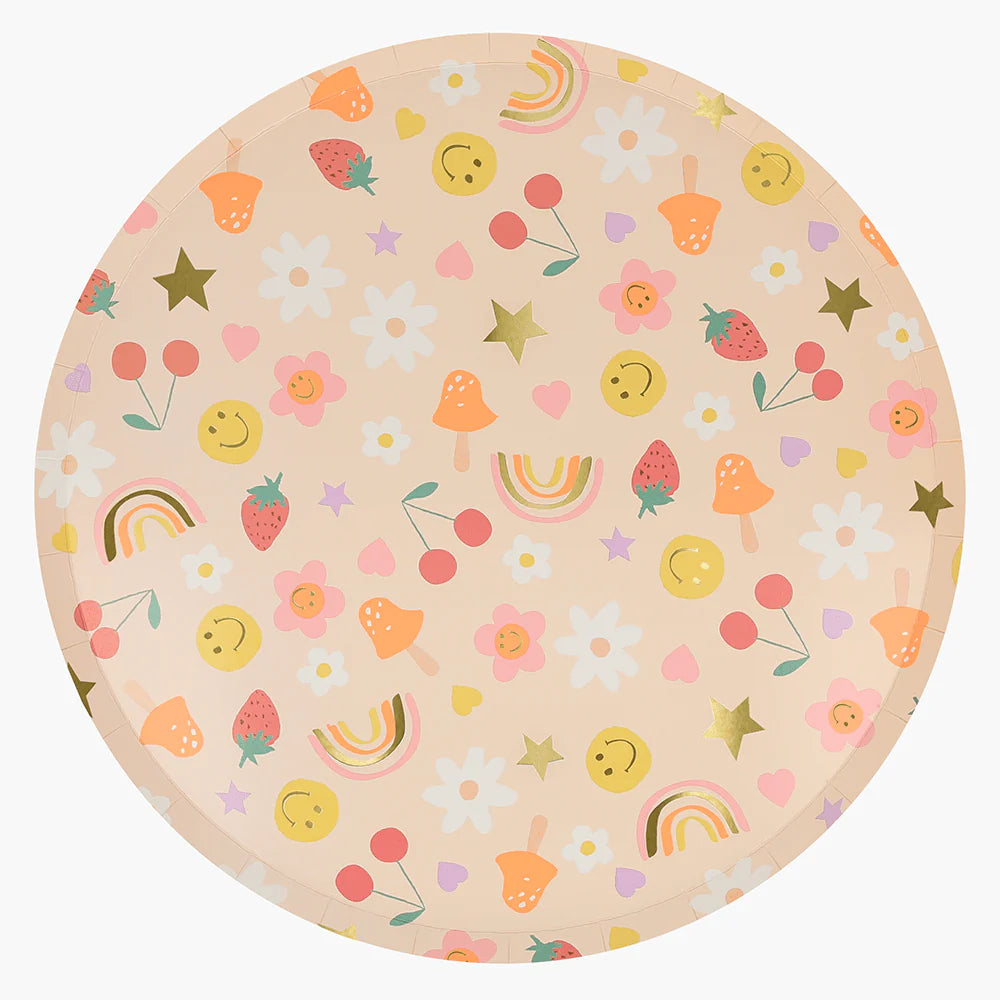 Happy Icons Dinner Plates