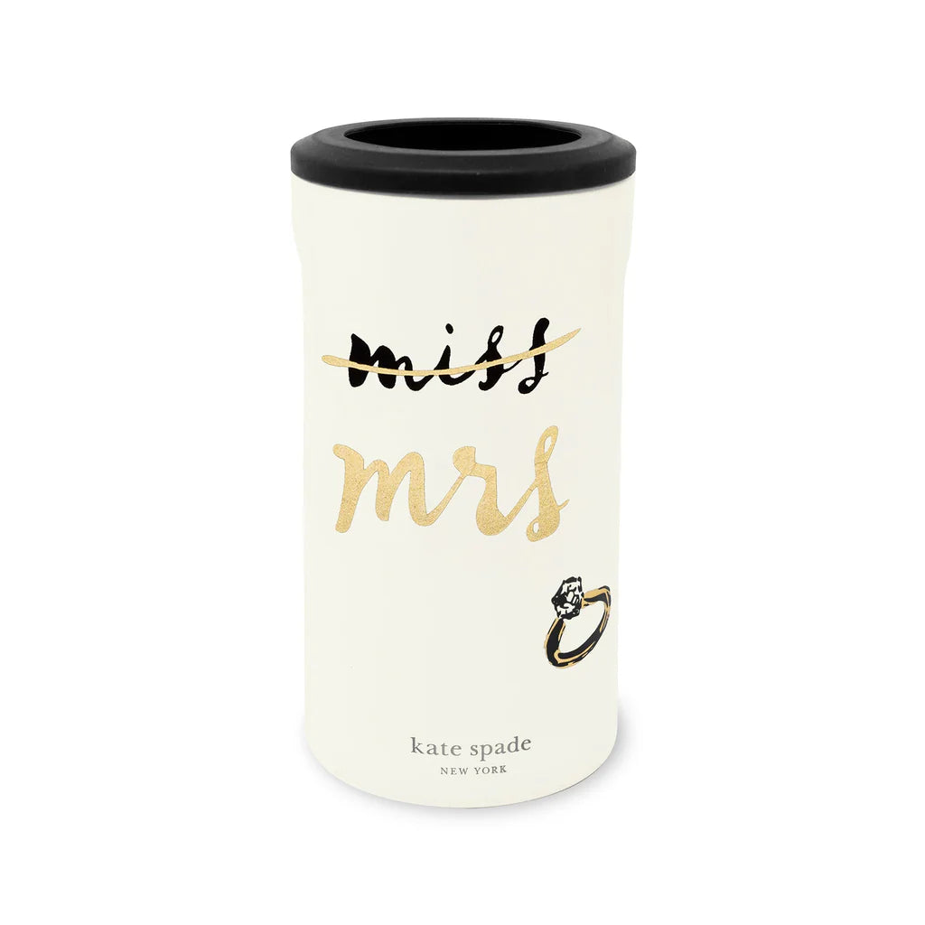 Kate Spade Can Koozie Miss to Mrs