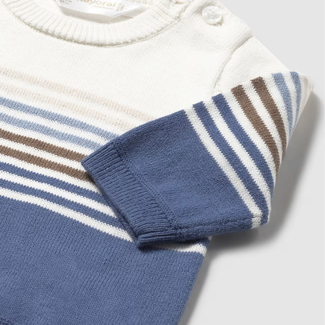 Mayoral Striped Knit Sweater