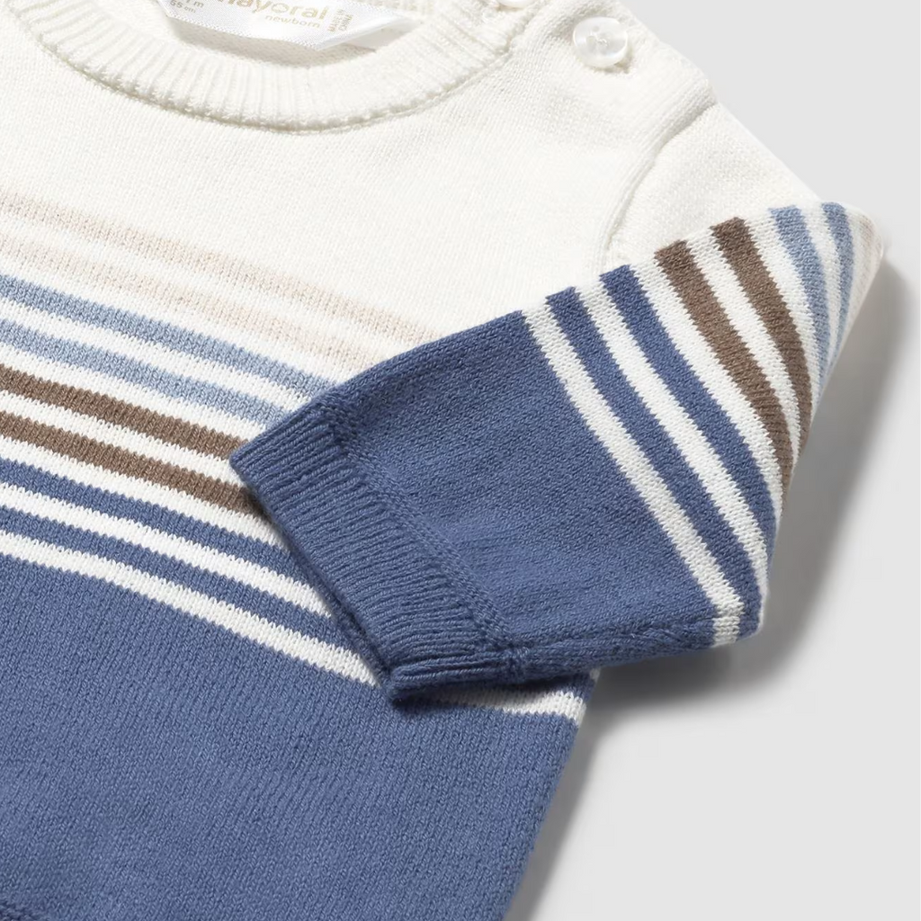 Mayoral Striped Knit Sweater