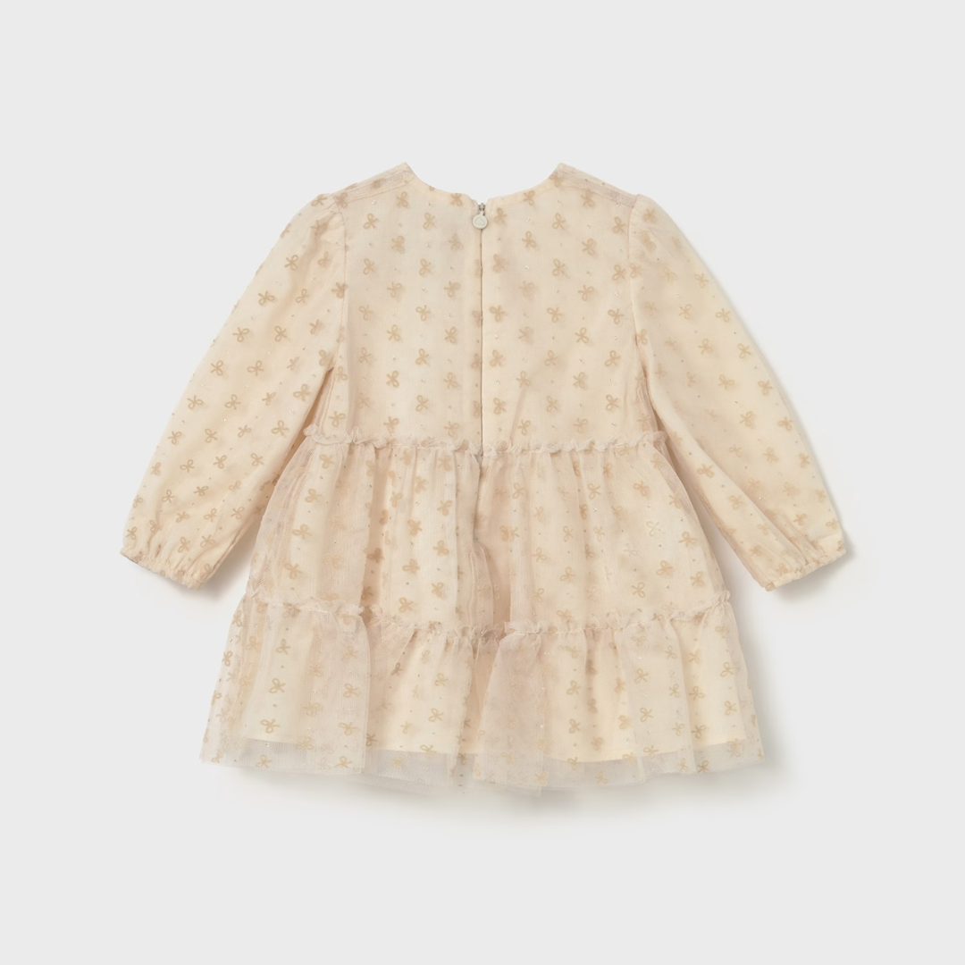 Mayoral Baby Bow Tulle Dress