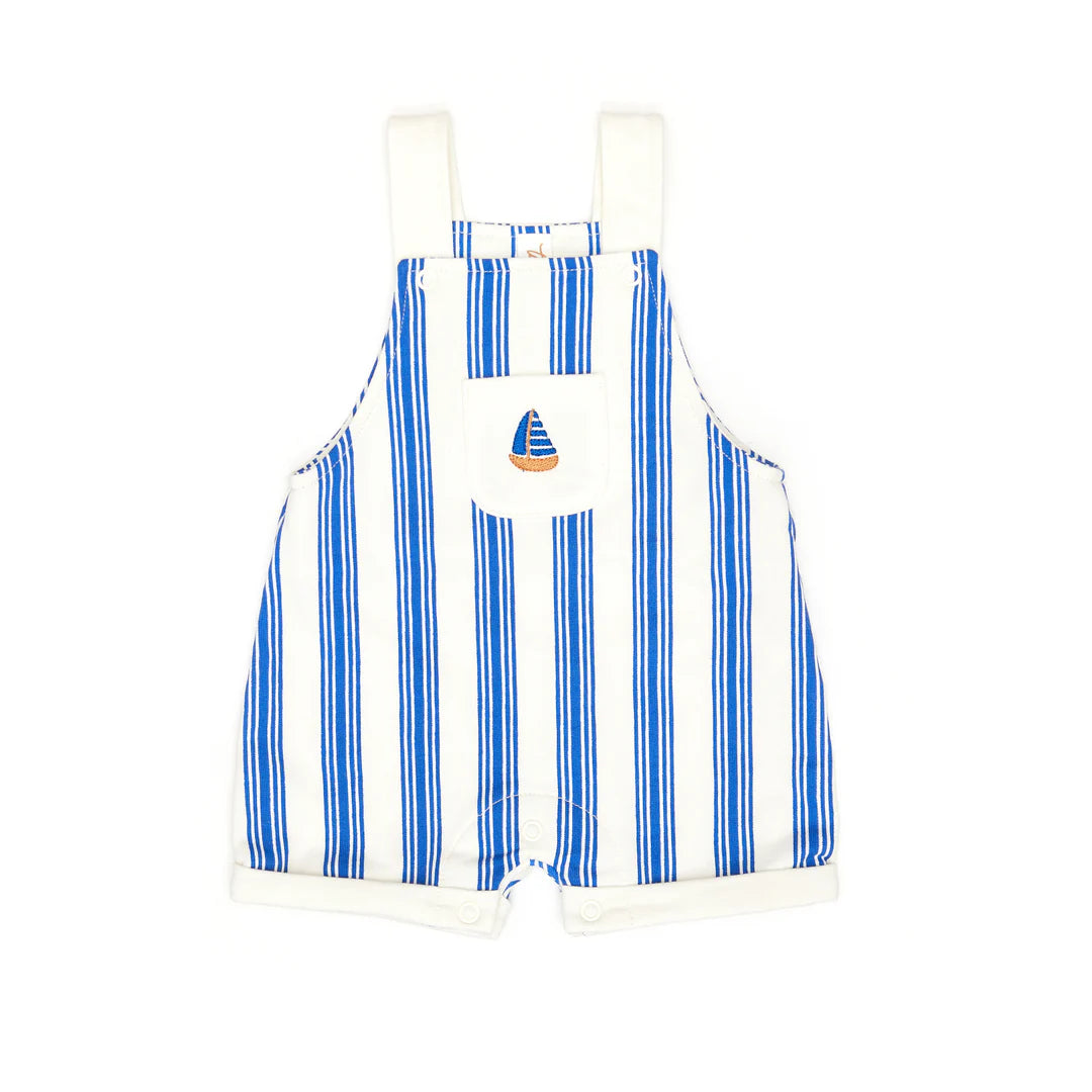 Striped Terry Overall