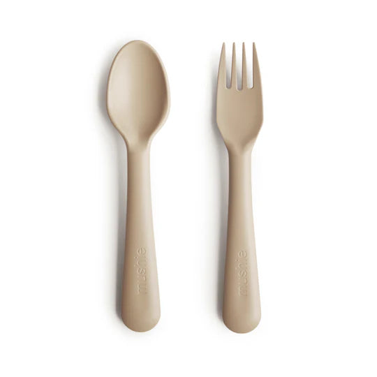 Mushie Baby Fork and Spoon