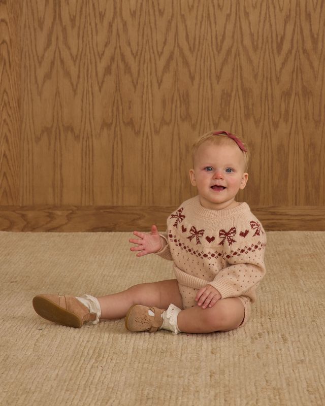 FAIR ISLE SWEATER || BOWS