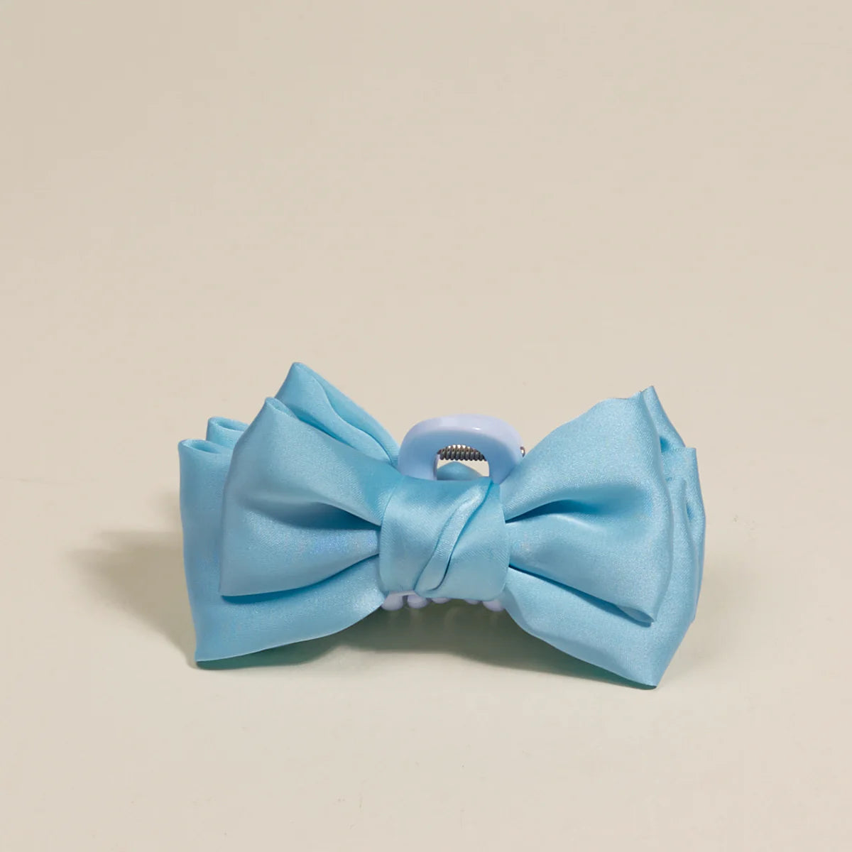 Mini Satin Bow Claw Clip