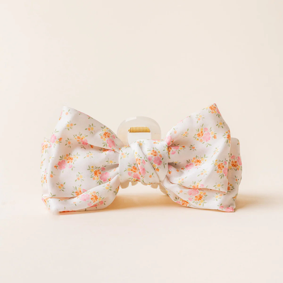 Mini Satin Bow Claw Clip