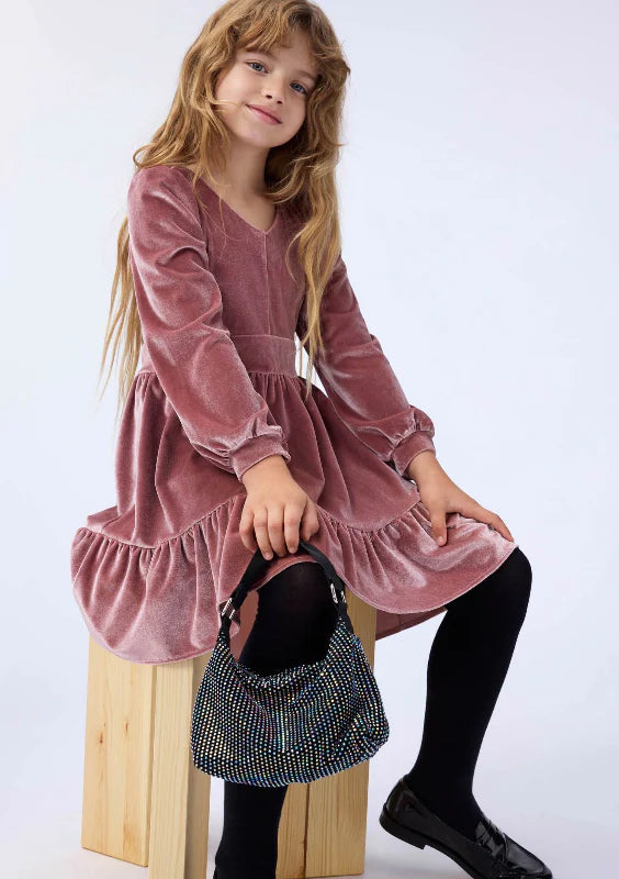 Calanthe L/S Dress Fox Glove