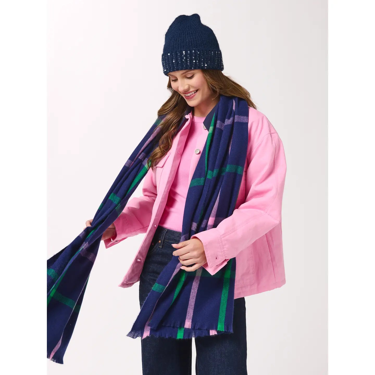 Shiraleah Reese Scarf Navy