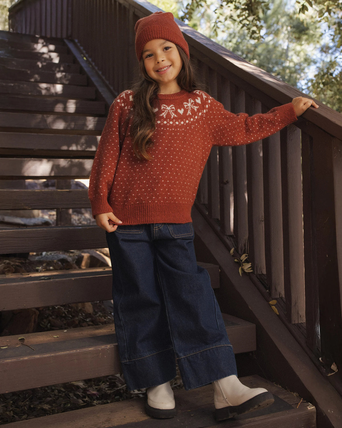 FAIR ISLE SWEATER RUBY