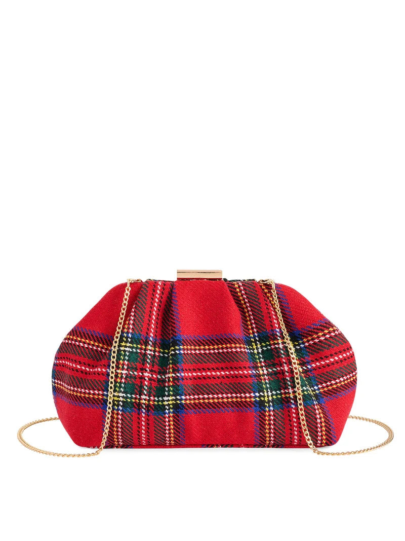 Shiraleah Red Scottie Clutch
