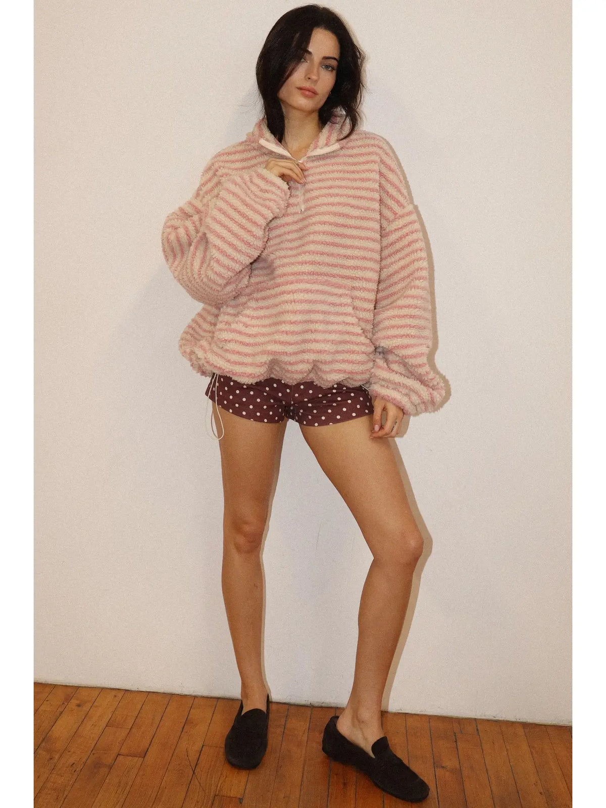 Sherpa Stripe Pullover