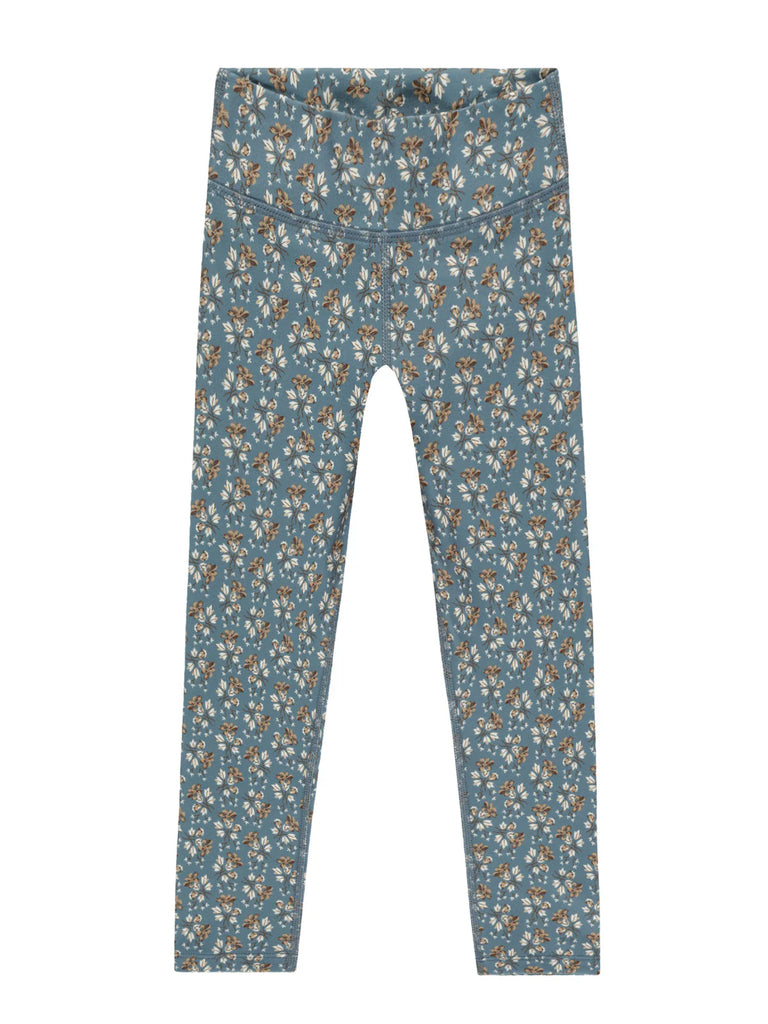 BASIC LEGGING || BLUE FLORAL