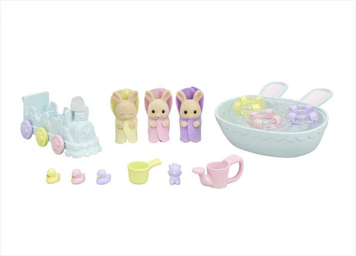 Triplets Baby Bath Time Calico Critters