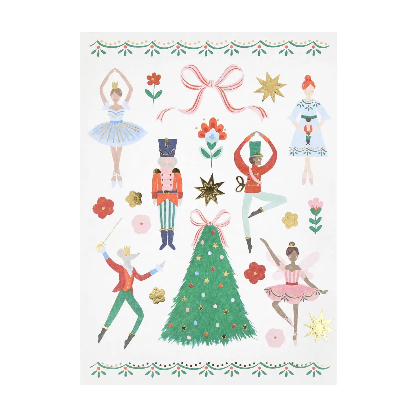 Nutcracker Ballet Stickers