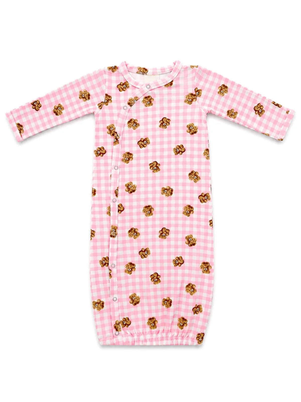 Gown, Pink Teddy Picnic 0-3m