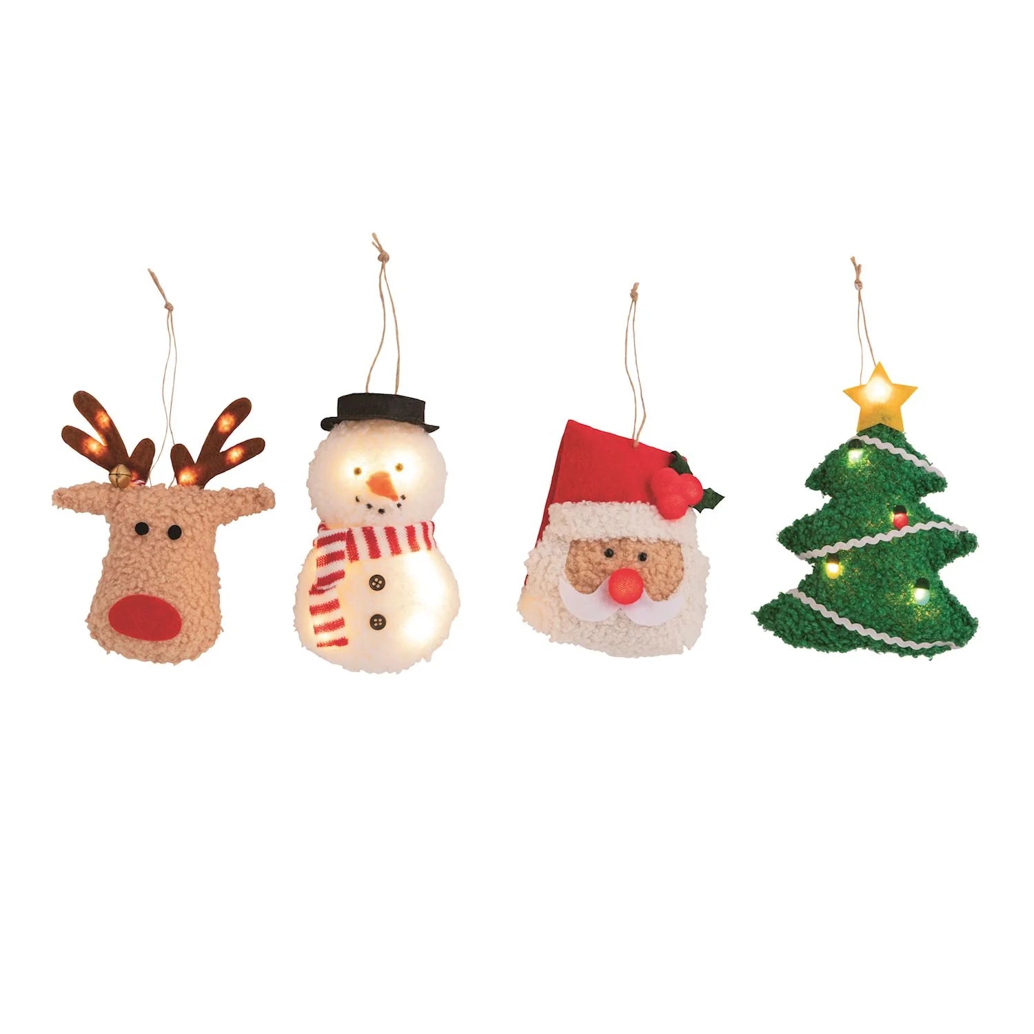 Light Up Plush Ornament