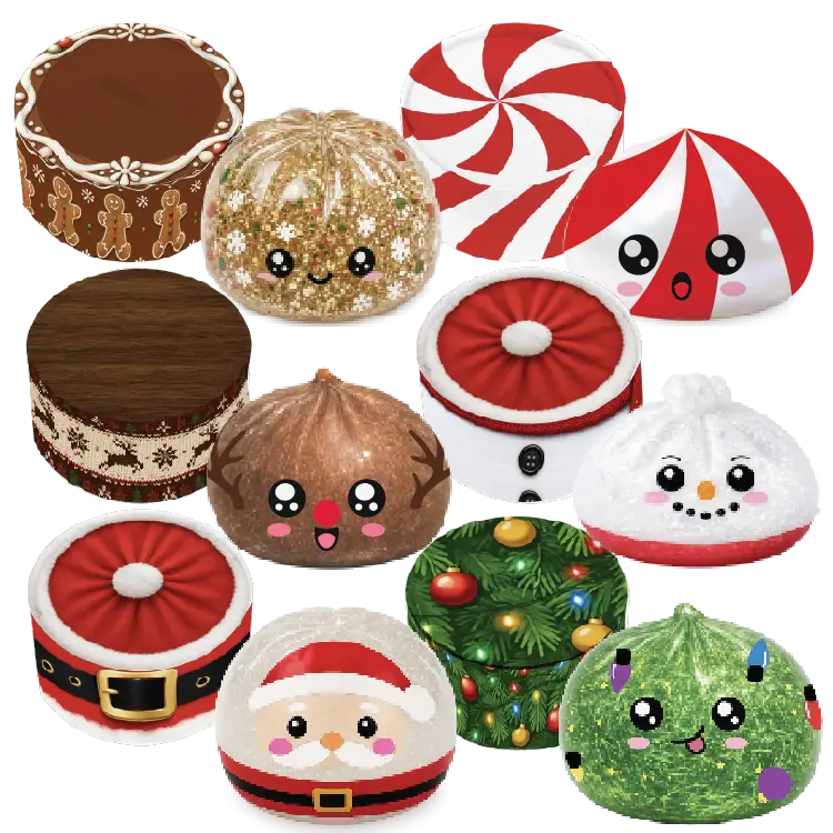 Christmas Dumpling Squishy Toy