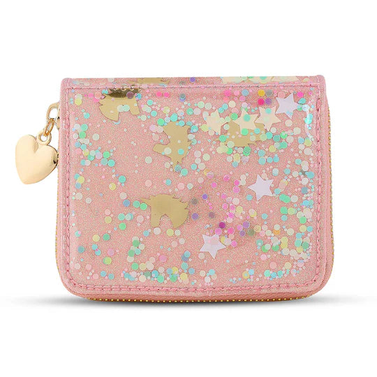 Carrying Kind Confetti Wallet: Unicorn
