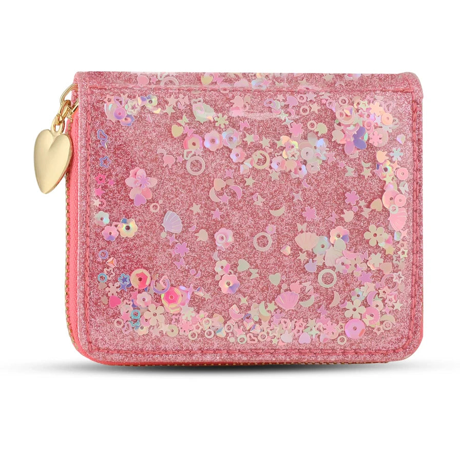 Carrying Kind Confetti Wallet: Pink