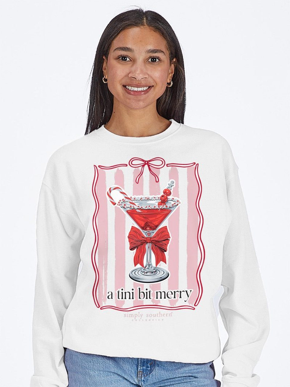 SS Tini Bit Merry Sweatshirt