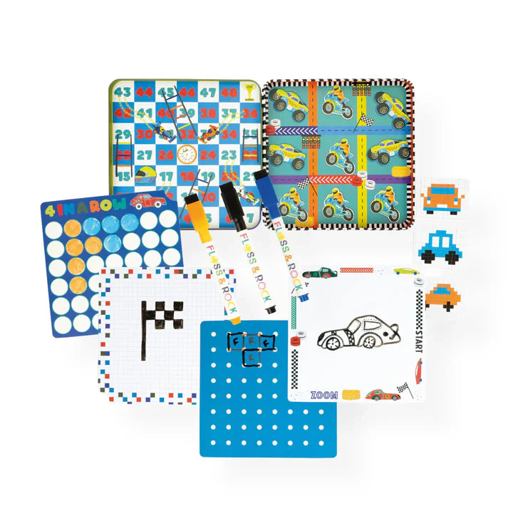 Magnetic Fun and Games Tin - Cars