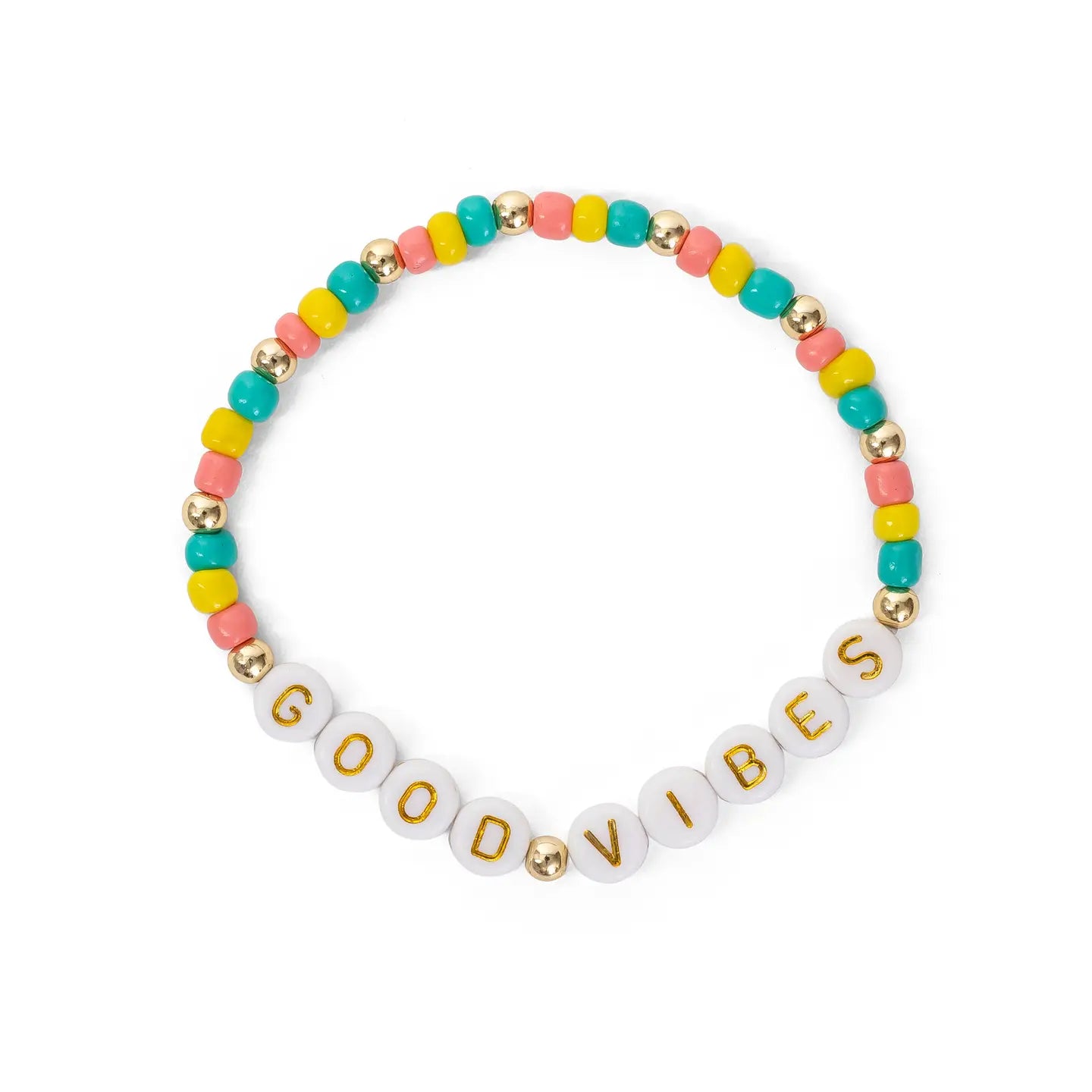 FY Clamshell Friendship Bracelet Good Vibes