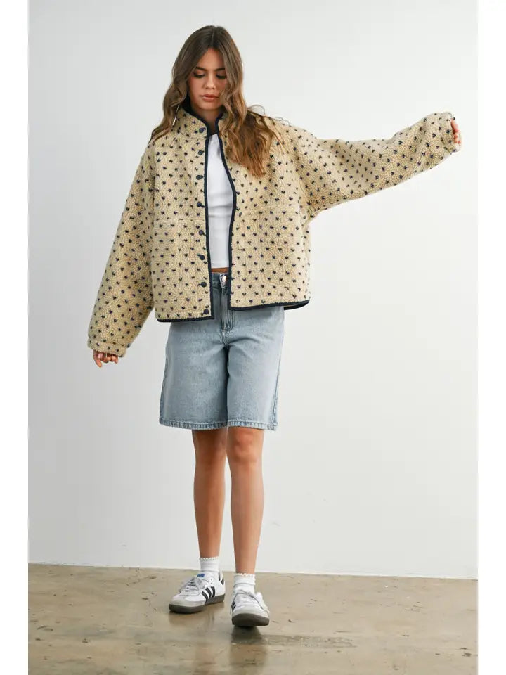 Polka Dot Sherpa