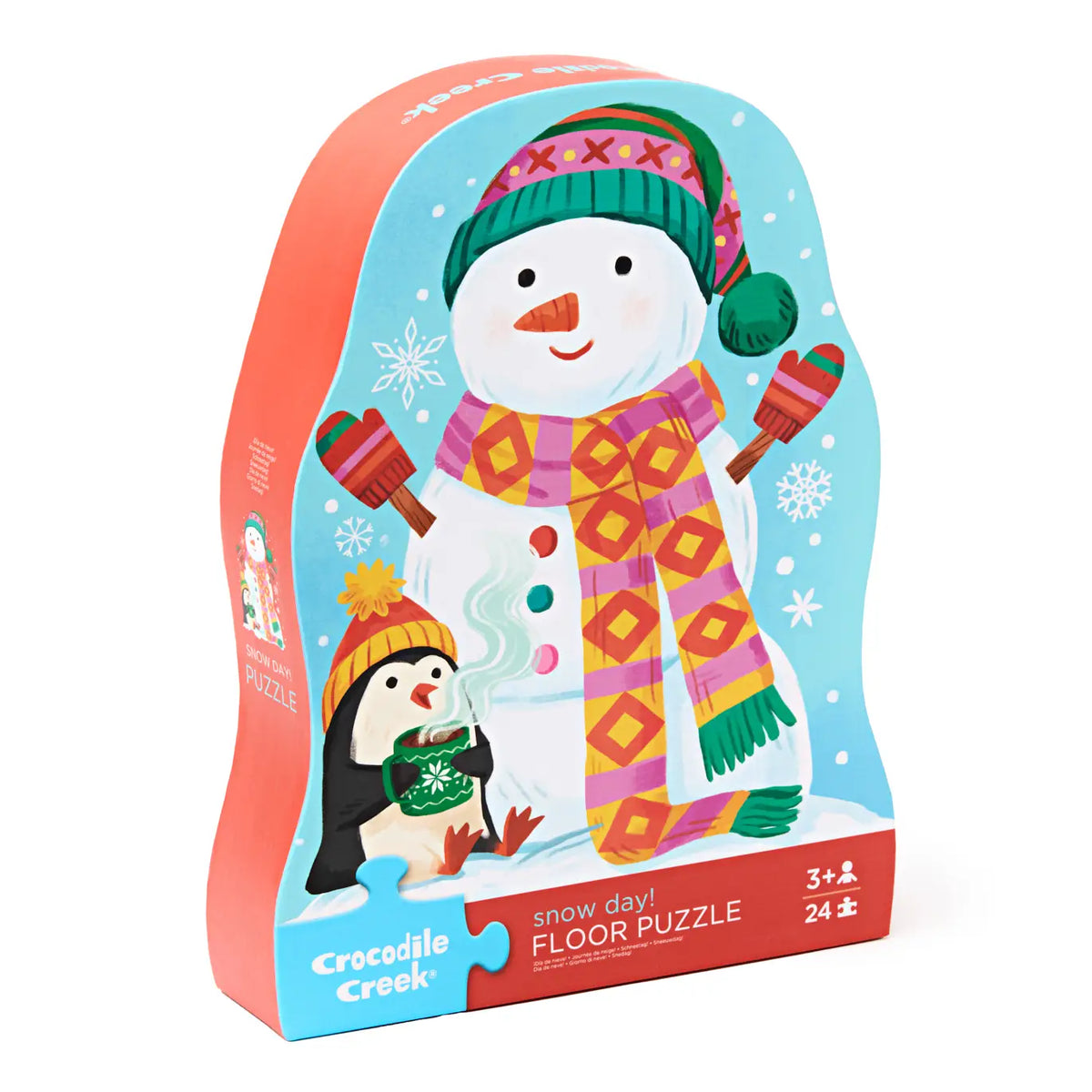 24pc Shape Box Puzzle Snow Day