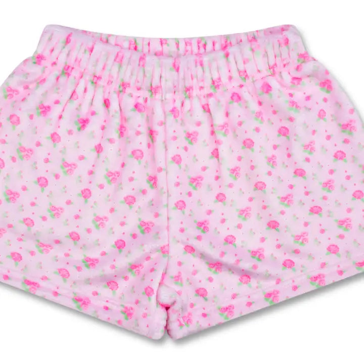 Pretty in Pink Plush Shorts