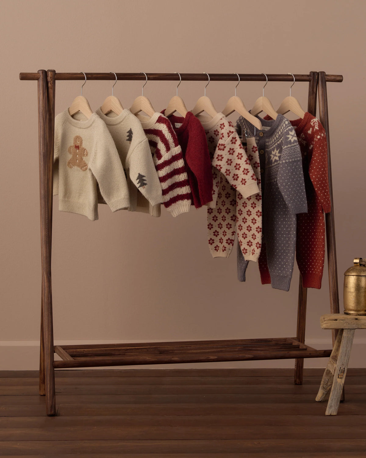 FAIR ISLE ROMPER SLATE