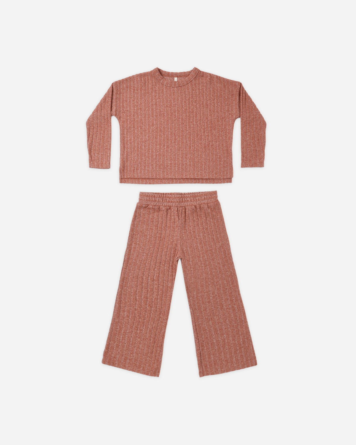 COZY RIB KNIT SET RUBY